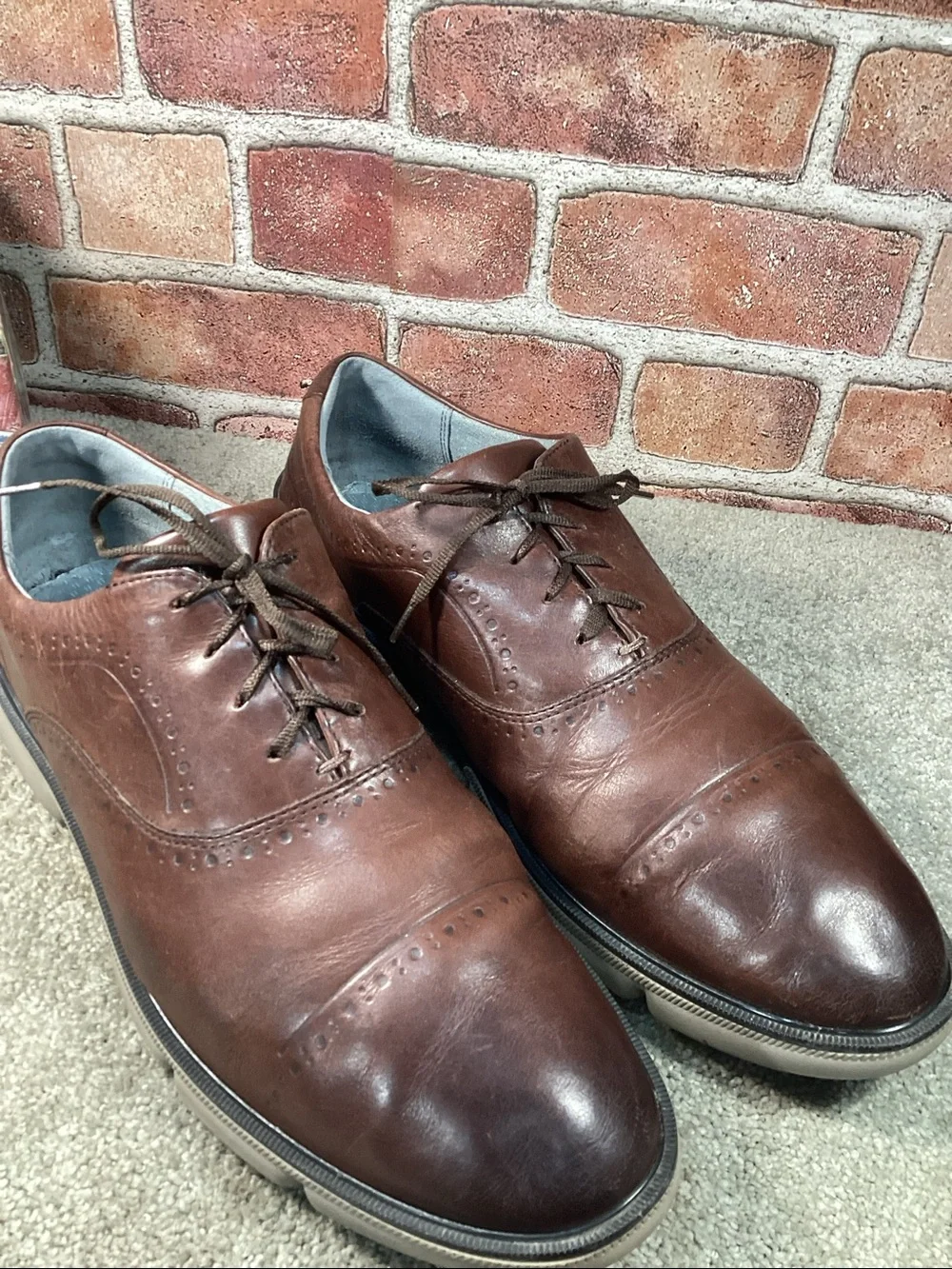 Johnston & Murphy XC4 Tanner Cap toe Oxfords men’s size 13
